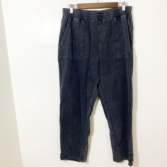 Blank NYC straight leg high waisted sweatpants faded black L - Picture 1 of 6